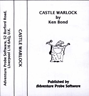 Castle Warlock box art for ZX Spectrum